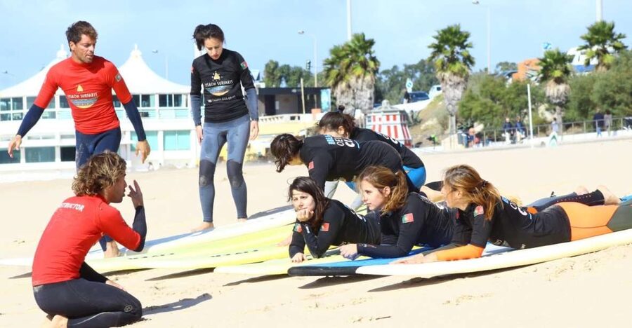 Lisbon: Surf Lesson - Why the five-person limit matters