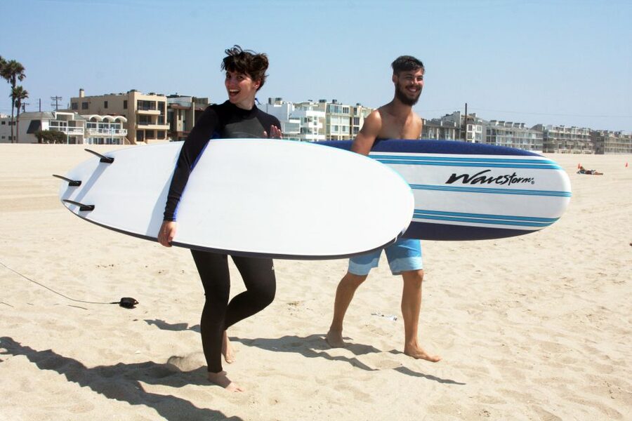 Los Angeles: Private Surfing Lesson - Choosing between Santa Monica, Venice, and the South Bay