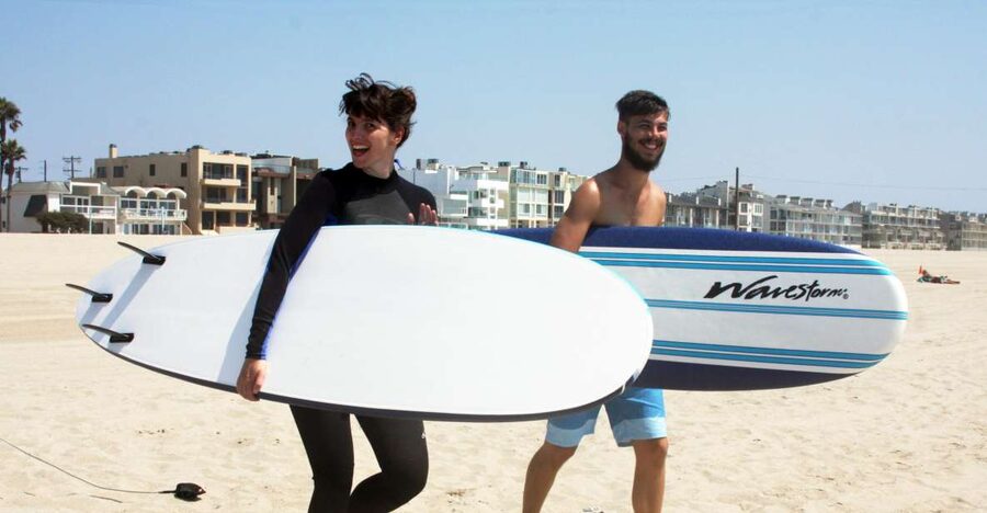 Los Angeles: Private Surfing Lesson - Arriving at 20 Bicknell Avenue in Santa Monica