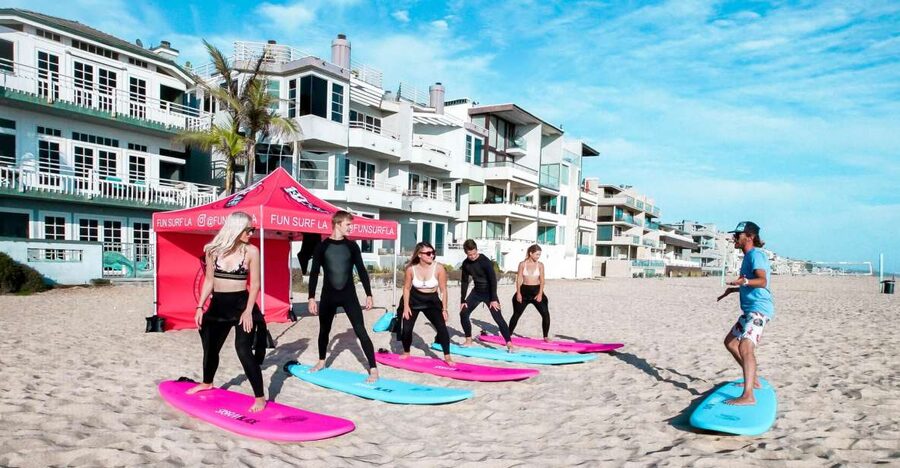 Los Angeles: Surfing Lesson in Venice Beach - The first 30 to 40 minutes on the sand