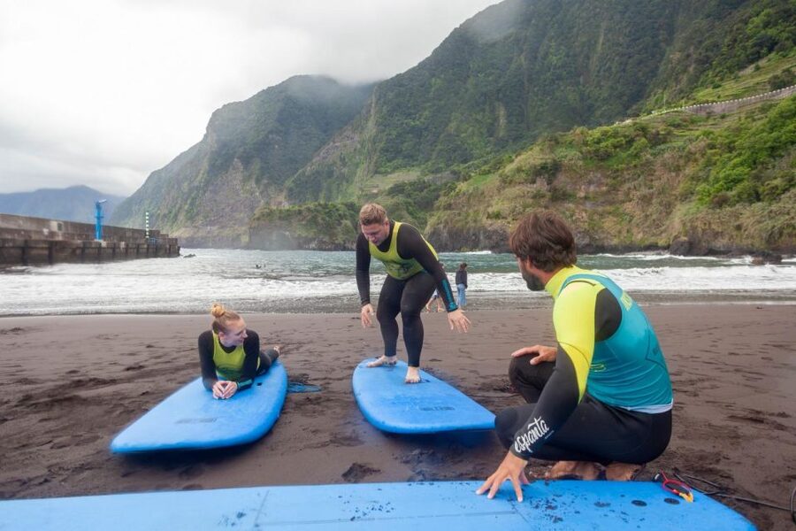 Madeira : Surfing Experience for all - Who will enjoy this most