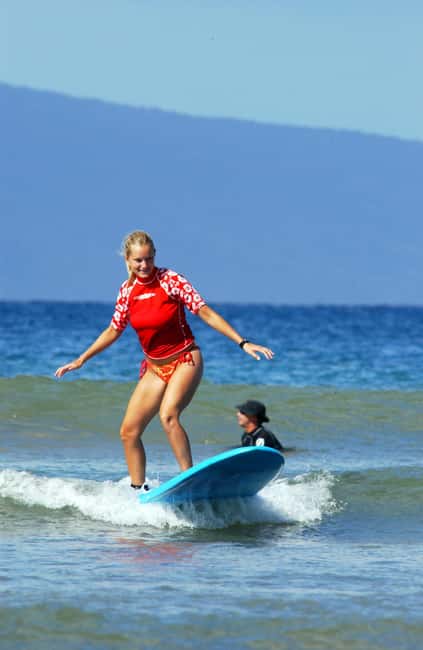 Maui: Surfing Lesson for everyone ; pure fun! - What the two-hour Maui surfing lesson is really like