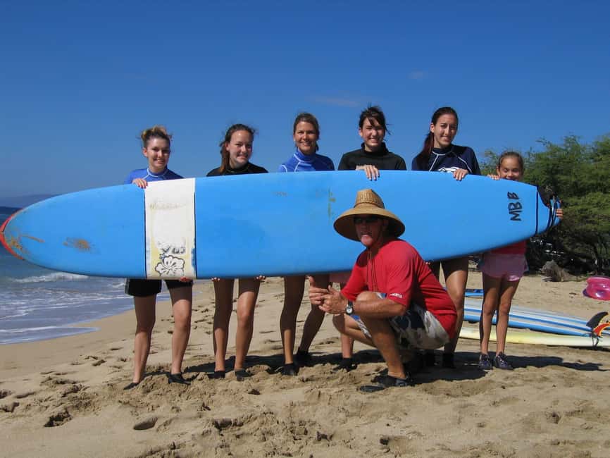 Maui: Surfing Lesson for everyone ; pure fun! - The land lesson gives beginners a useful head start
