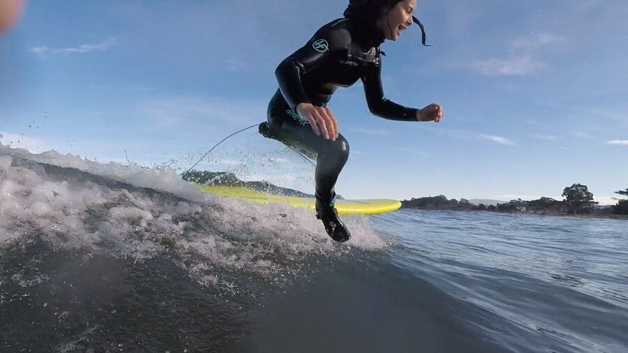 Monterey: Private Surfing Lessons - Private groups of two to four keep the lesson social