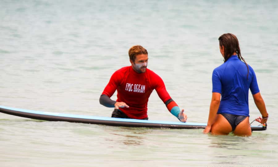 Noosa: Epic Learn to Surf Safari 4x4 - Double Island Point - The beach setting and what makes it different