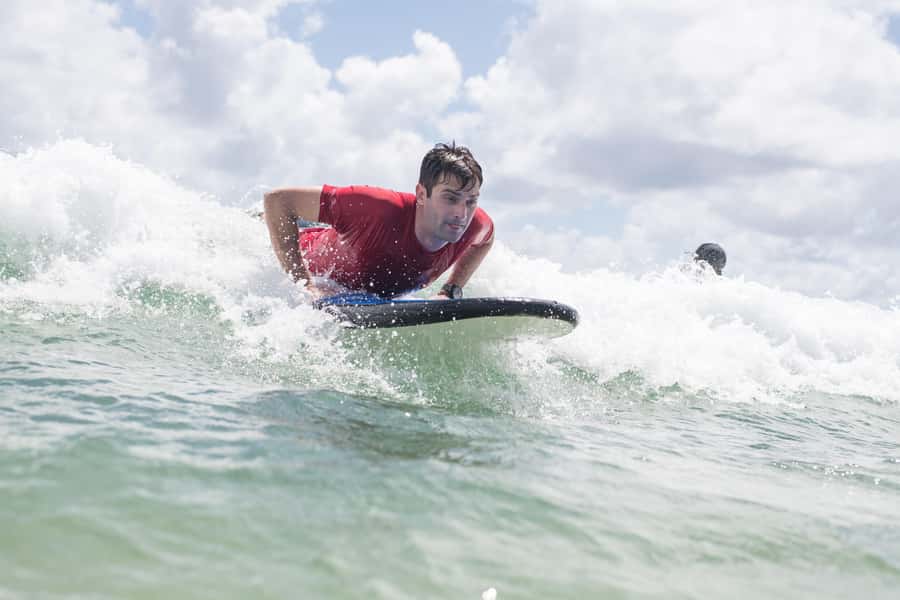 Noosa Heads - 2-Hour Surf Lesson with Expert Instructors - Working toward that first stand-up