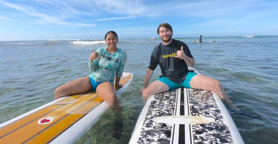 Oahu: Surfing Lessons for 2 People - The beach briefing: what you learn before entering the water