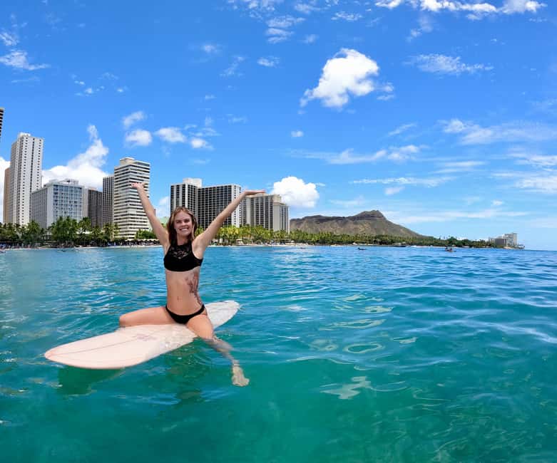Oahu: Waikiki Beginner Private Surf Lesson- Female Guide - Entering Waikiki’s Water With A Private Instructor