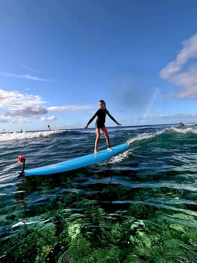 Oahu: Your Private Group Surf Lesson in Waikiki - The main session: getting pushed into Waikiki waves