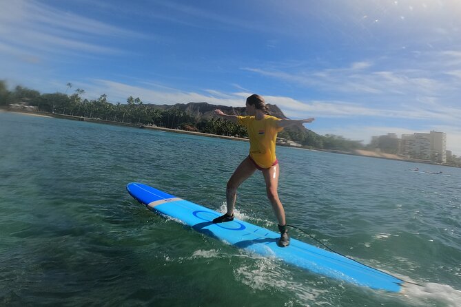 Open Group Surfing Lesson in Waikiki, Hawaii - How much actual surfing time should you expect?
