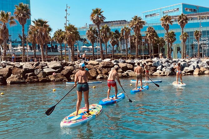 Paddle Surfing in Barcelona - How the small group size affects the experience