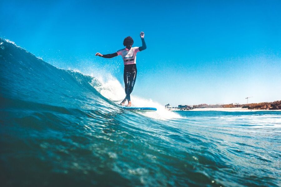 Peniche: Surf Class for All Levels - Beginner coaching: patient, but physically demanding