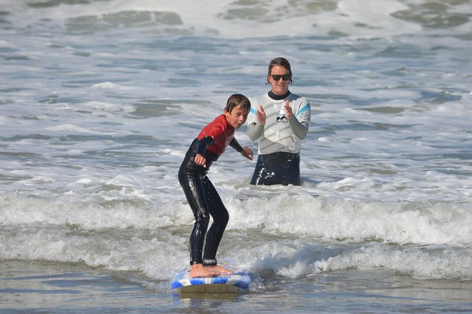 Pismo Beach, California, Surf Lessons - Cold water, young children, and timing
