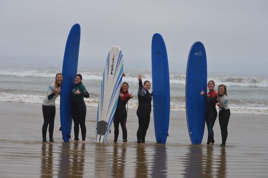 Pismo Beach: Private Group Surf Lesson- all equip included! - Price and Overall Value at $106