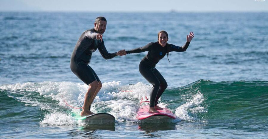Playa de las Américas: Private or Small-Group Surf Lesson - Into the Water at Low Tide