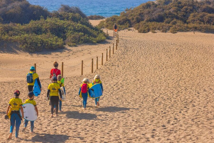 Playa del Inglés Maspalomas: High Quality Surf Classes - Choosing the right beach for the waves