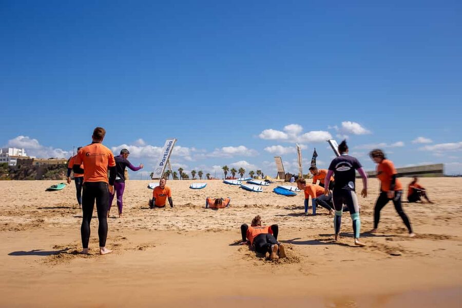 Praia da Rocha Surf Lesson - Timing, language, and age limits
