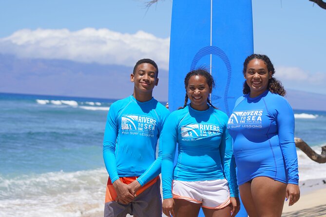Private Surf Lesson for Group of 3-5 Near Lahaina - Gear that keeps the first lesson simple