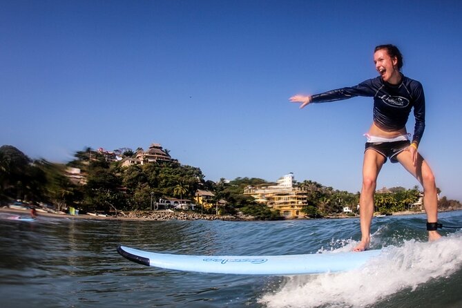 Private Surf Lesson in Sayulita - Working toward your first wave