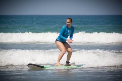 Private Surfing Lesson in Playa Grande for beginners and intermediates