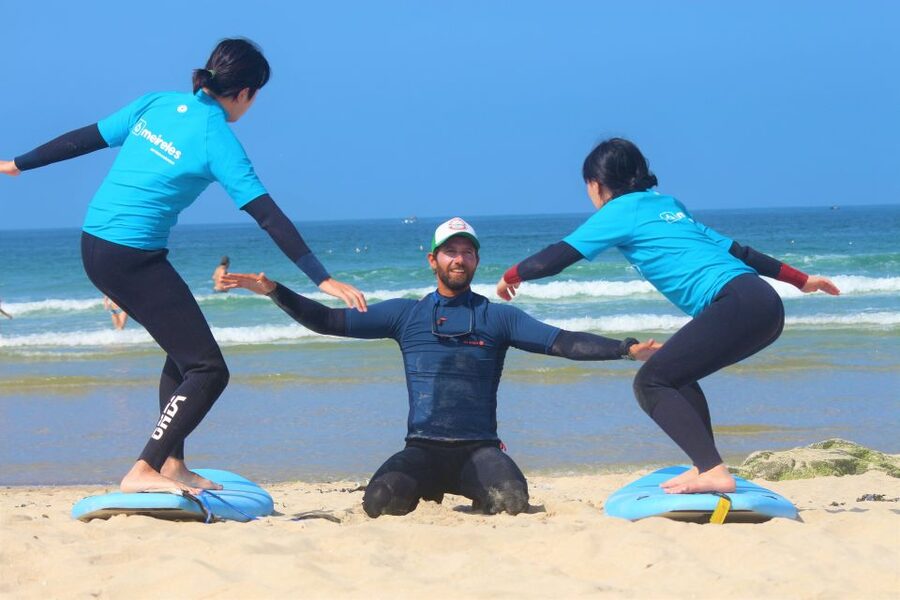 Privet surf class in Porto/Matosinhos - Meeting the school behind Matosinhos Beach