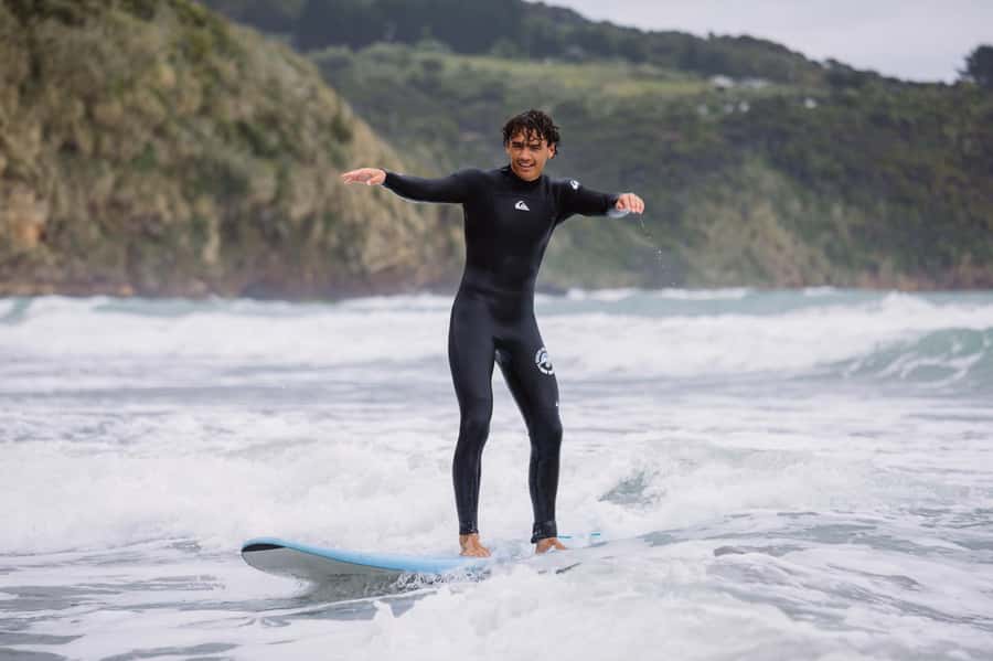 Raglan: 2 Day Surf Lesson & Rental Package - Day one: learning the parts that make surfing safer