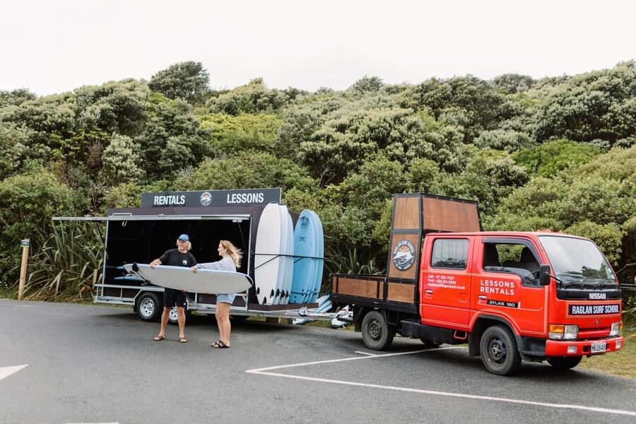 Raglan: 3 Day Surf Lesson Package - What is included, and what you still need