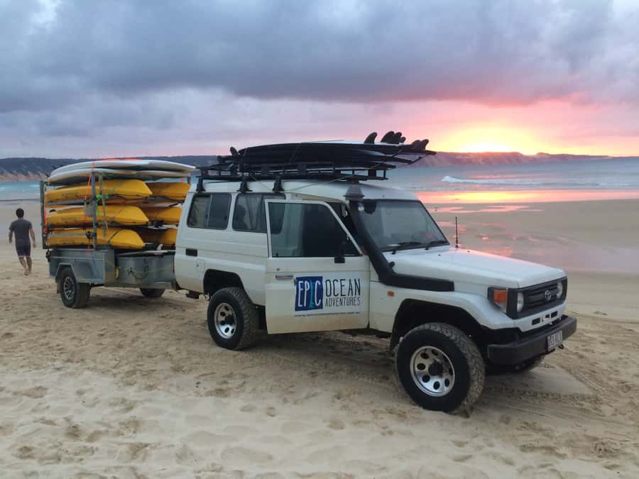 Rainbow Beach: 4WD Beach Drive Adventure and Surf Lesson - What the lesson feels like in practice
