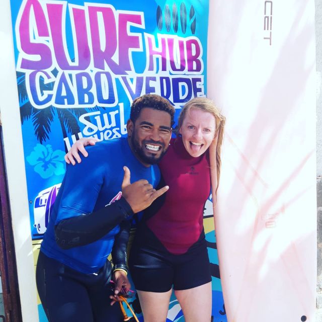 Sal: Surf Lesson - Getting ready with a board and wetsuit