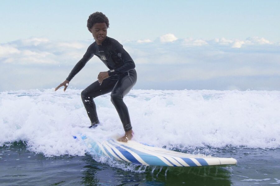 San Diego: Private Group Surf Lesson - Starting on the sand before meeting the waves
