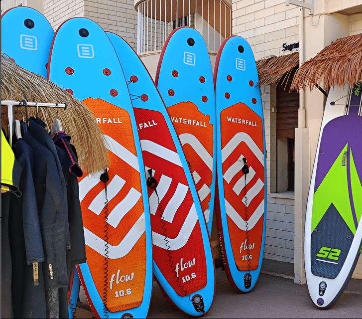 San Juan Beach: Paddle Surf Table rental + Snack and Drink - Starting at Blue Valley Store