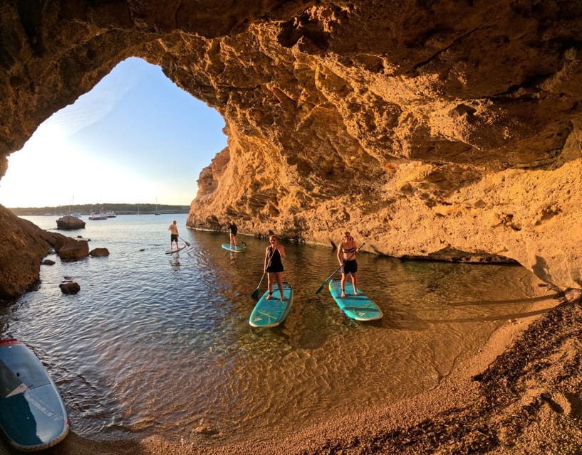 SANT ANTONI: ALL INCLUDED PADDLE SURF&SNORKEL TOUR BOAT - Tapas, Fruit, and Drinks on the Water