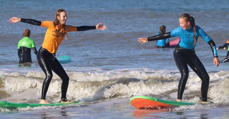Scheveningen Full-day Surfing lessons with Lunch - Taking the board into the North Sea