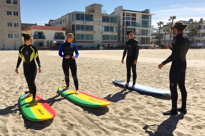 Shared 2 Hour Small Group Surf Lesson in Santa Monica - Santa Monica waves, Venice energy