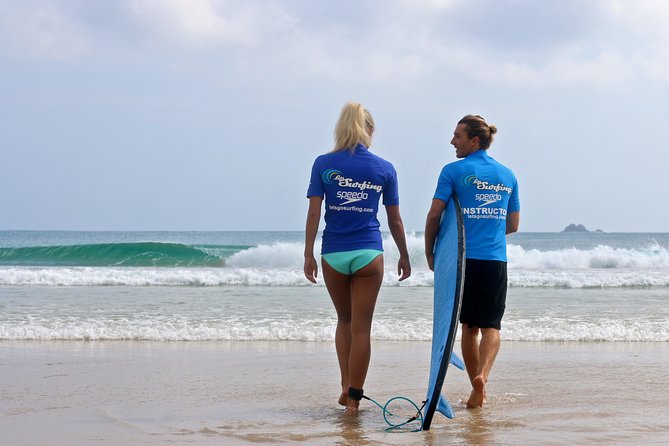 Small-Group Surfing Lessons in Byron Bay - The beach briefing before the first wave