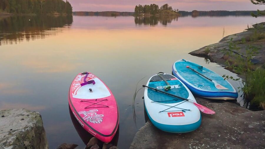STAND UP paddle surf - Paddling into the quiet of Lapland