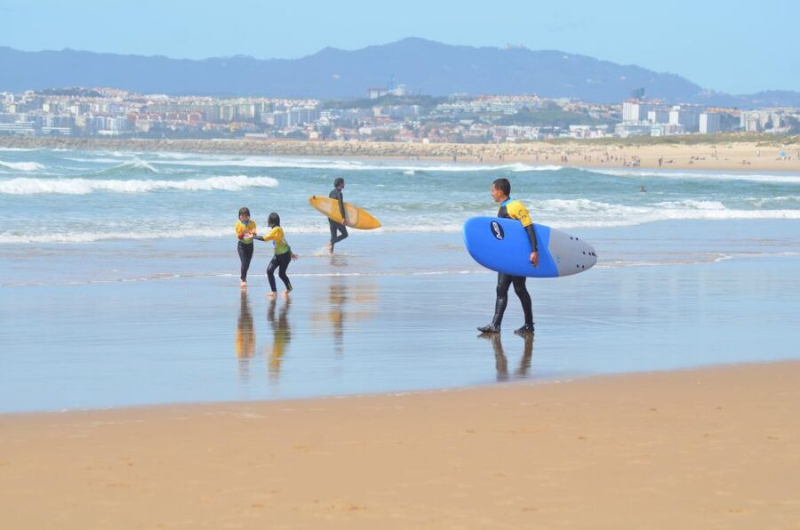 Surf Lesson for Beginners in Lisbon (Costa da Caparica) - Learning the basics on the sand