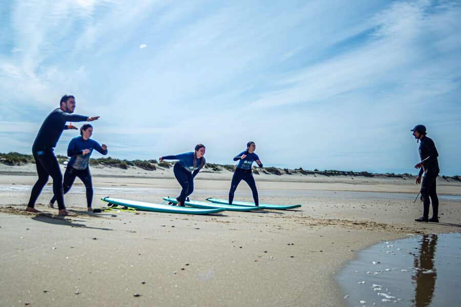 Surf Lesson in Praia de Mira - Equipment included for the $35 price