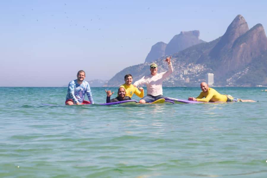 Surf lessons: in Arpoador in Ipanema. - Key points at a glance