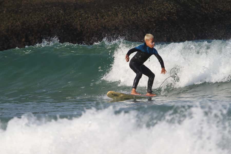 Surf lessons: in Arpoador in Ipanema. - What the small group changes