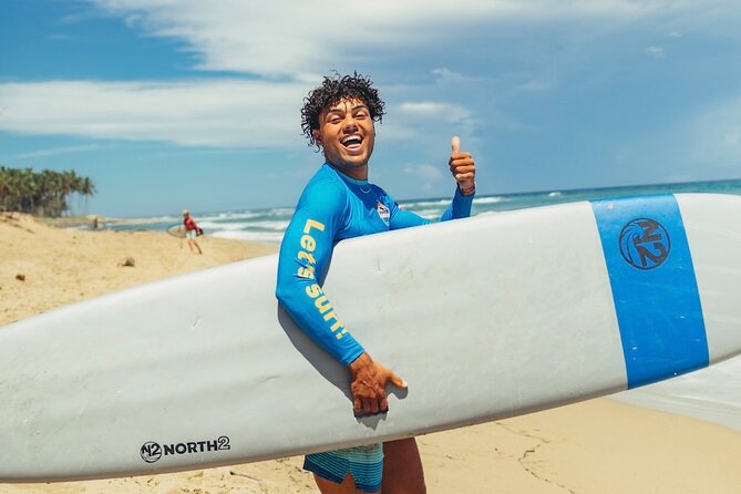 Surfing lesson at beautiful beach Playa Encuentro - Key points before you book