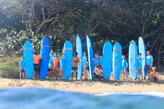 Surfing lesson at beautiful beach Playa Encuentro - What happens during the 90-minute lesson