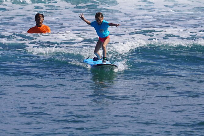 Surfing lesson at beautiful beach Playa Encuentro - The beach time after the lesson