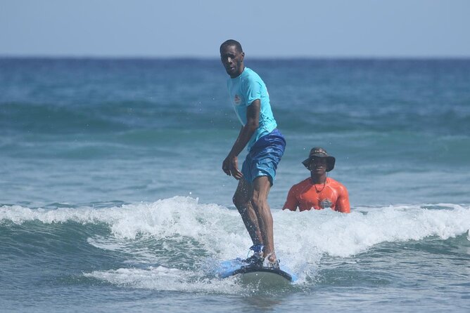 Surfing lesson at beautiful beach Playa Encuentro - Is $75 a fair price?