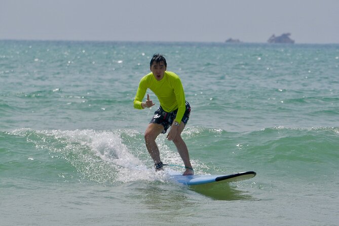 Surfing Lesson in Phuket - Starting at Bangtao Beach in Choeng Thale