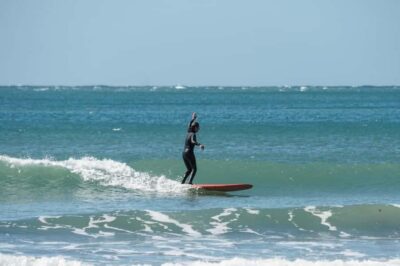 Surfing Lesson with Sea Wolf