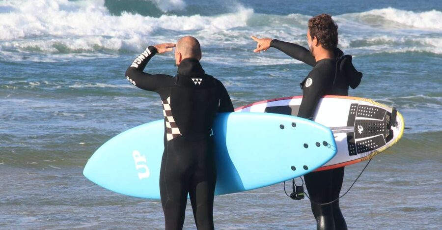 Surfing: Lessons & Guiding - Getting fitted with the right equipment