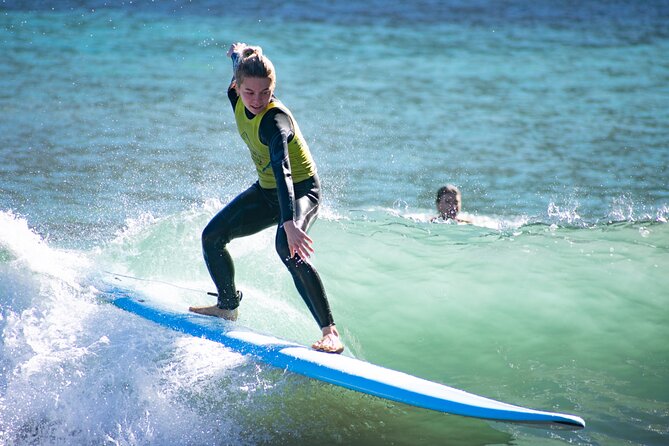 Surfing Lessons in Madeira - Warm-up, stretching, and the first take-off