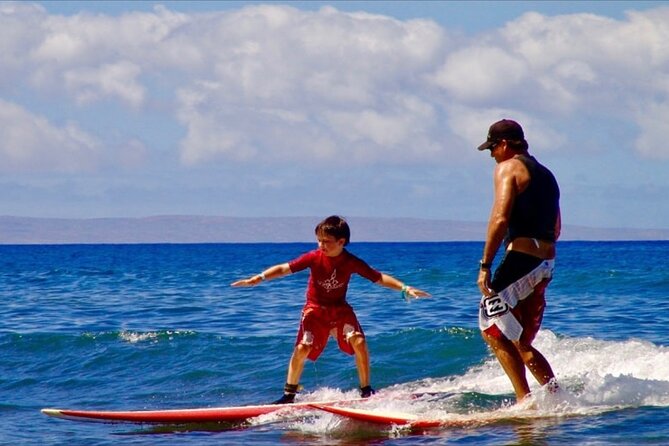 Surfing Waikiki with local Firefighters - Meeting at the Duke Kahanamoku Statue