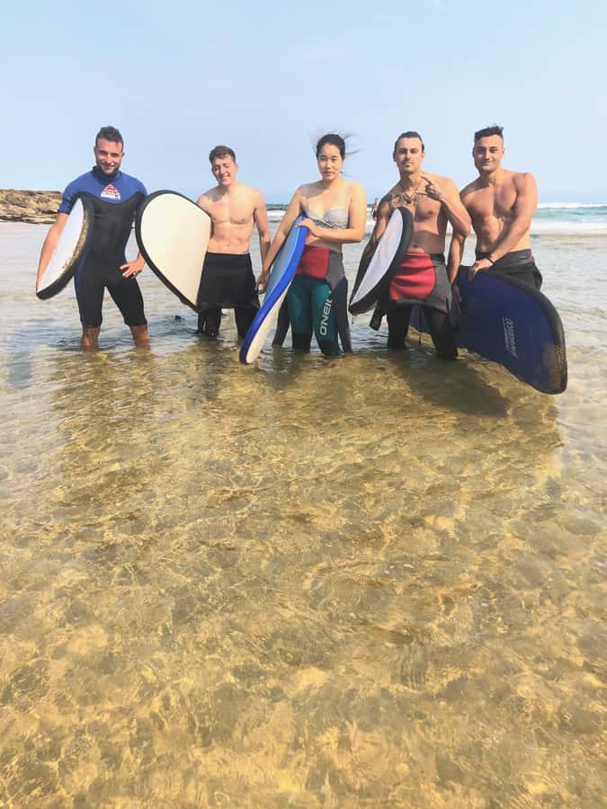 Sydney: Full Day Learn to Surf Adventure - Incl BBQ Lunch - Starting the day from Bondi, Central Station, or Ramsgate